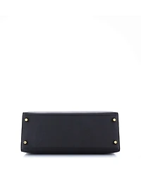 Kelly 28 Handbag Black Epsom with Gold Hardware