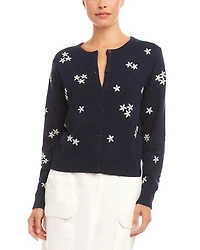 Embellished Cardigan Sweater