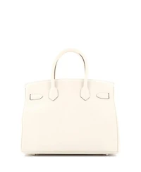 Pre-Owned Hermes Birkin 30 Handbag Light Epsom with Palladium Hardware