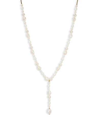 Nadri London Multi Pearl Y Necklace, 15-17