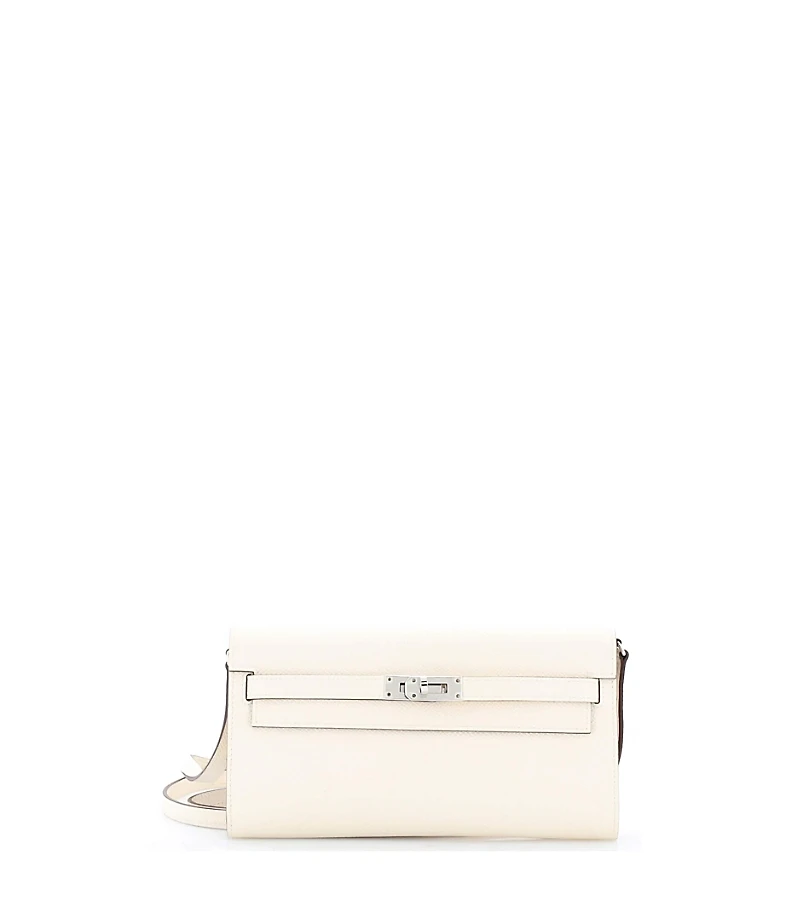 Pre-Owned Hermes Kelly To Go Wallet Verso Epsom