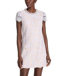 Self-Portrait Lace Mini Dress