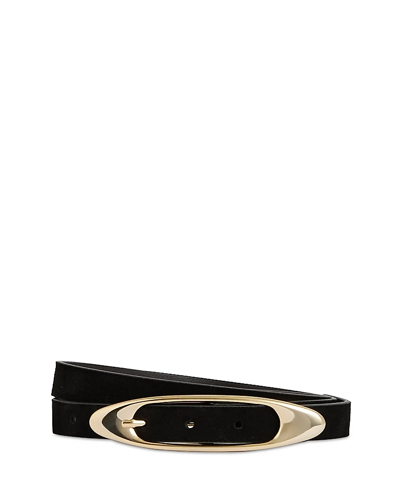 Reiss Evelina Oval Buckle Belt