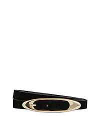 Reiss Evelina Oval Buckle Belt