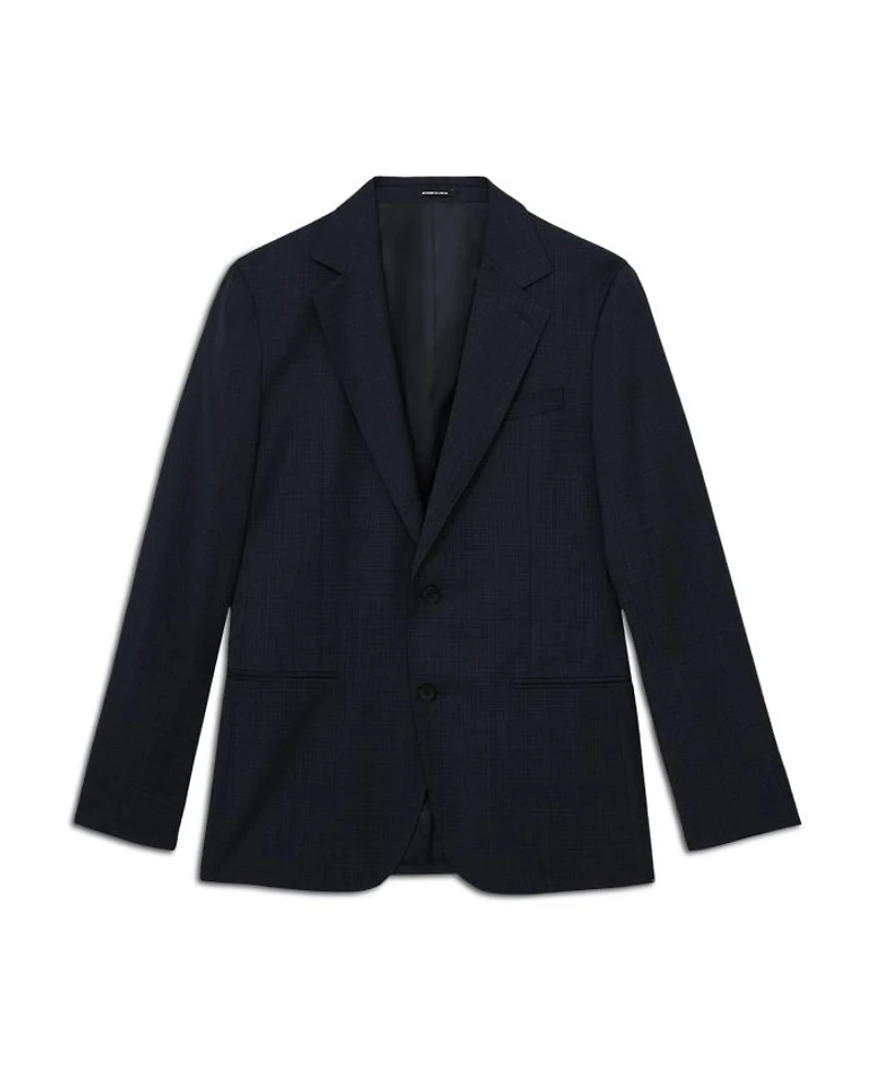 Slim Fit Hatch Textured Blazer
