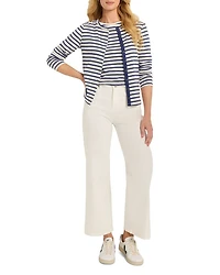 Striped Boat Neck Tank Top