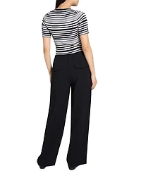 Pleated Drawstring Pants