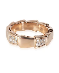 Pre-Owned Bvlgari Serpenti 18k Rose Gold Fashion Ring