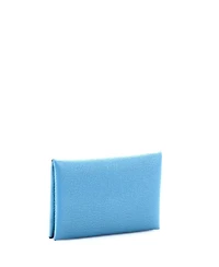 Pre-Owned Hermes  Calvi Duo Card Holder Verso Epsom