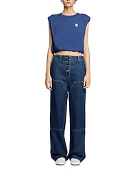 Short Draped Tee