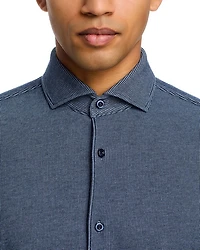 Hal Spread Collar Casual Button Down Shirt