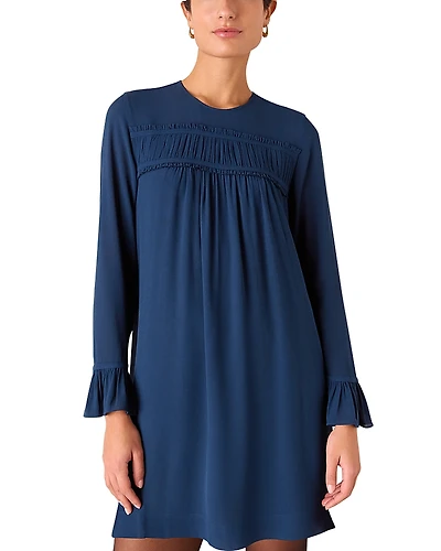 Whistles Jemma Ruched Panel Mini Dress