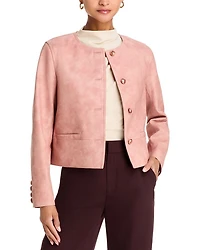 Lyles Faux Leather Jacket