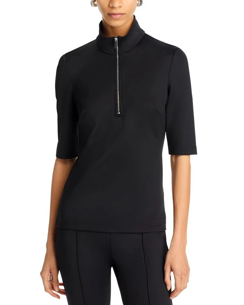 Zip Polo Top