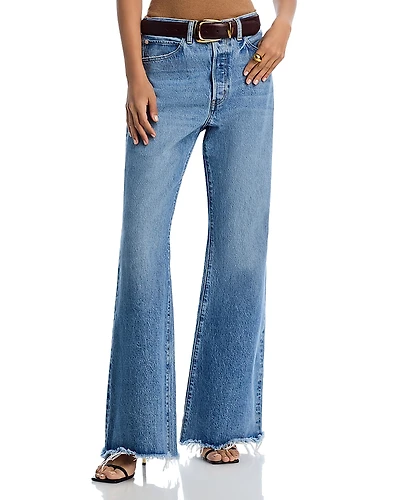 Frame The Lax High Rise Flare Jeans