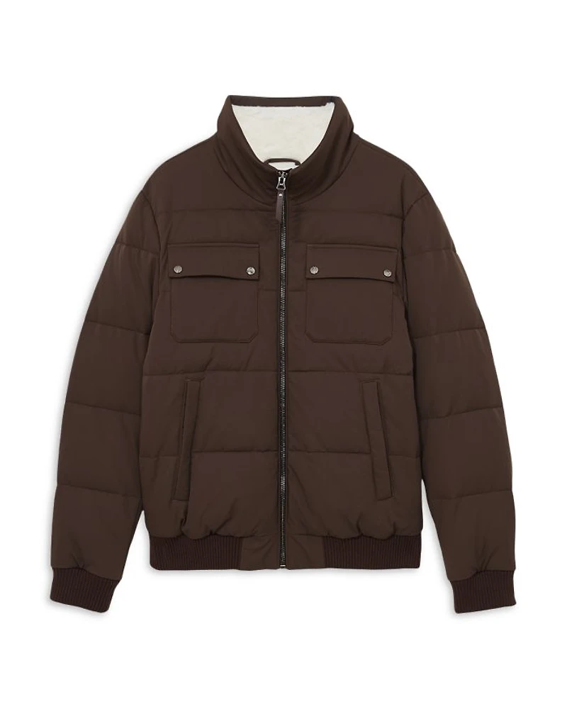 Misty Faux Fur Collar Puffer Jacket