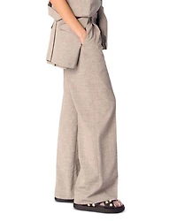 Straight Leg Suit Pants