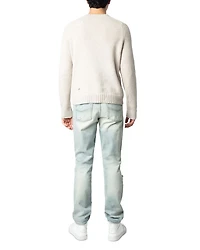Jordan Merino Wool Destructed Sweater