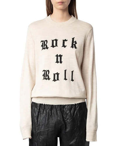 Ivy Rock N Roll Graphic Wool Sweater