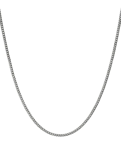 John Hardy Sterling Silver Chain Curb Link Necklace