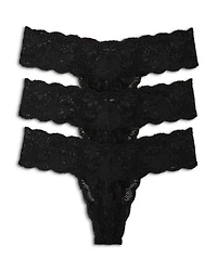 Never Say Never Cutie Low-Rise Thongs, Set of 3