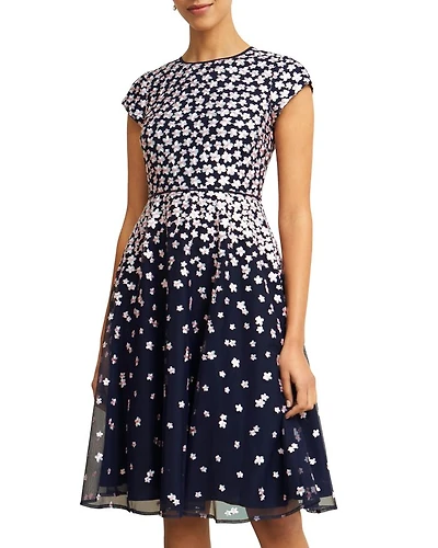 Betty Cascading Flower Dress