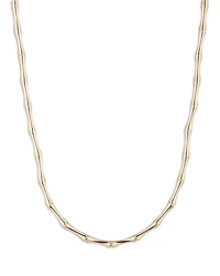 Bamboo Collar Necklace, 16"
