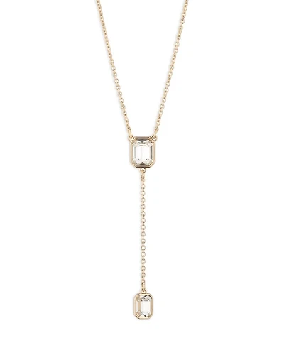 Stone Y Drop Necklace, 16-19"