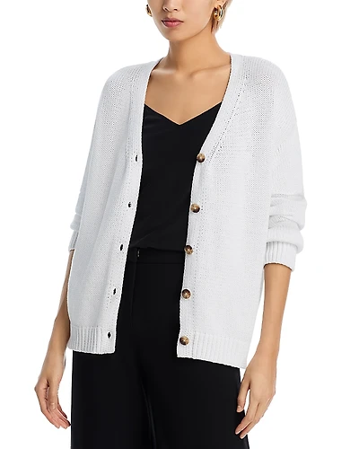 Aqua V Neck Cardigan - Exclusive