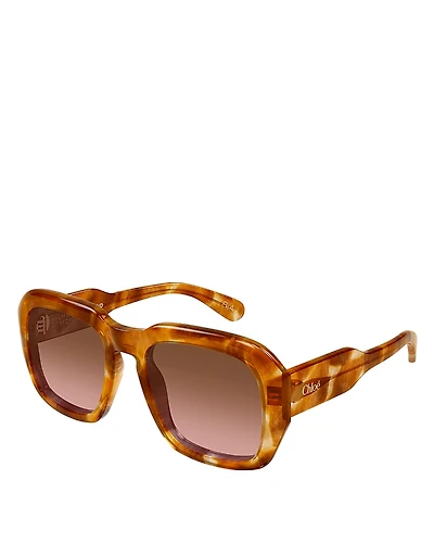 Chloe Gayia Square Sunglasses