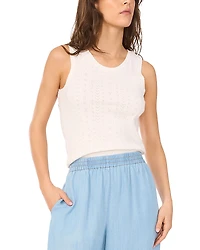 1.state Pointelle Sleeveless Sweater