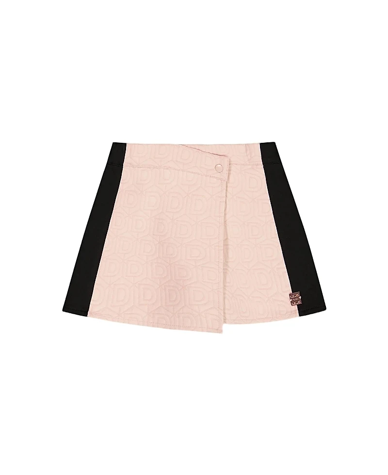 Deux par Deux Girls' Skort with Contrast Front - Little Kid