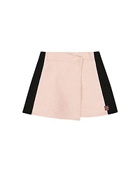 Deux par Deux Girls' Skort with Contrast Front - Little Kid