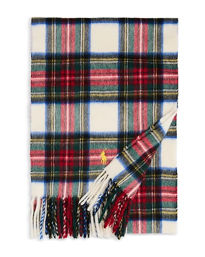 Polo Ralph Lauren Classic Cashmere Tartan Scarf