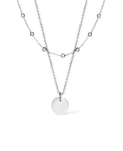 Willow Silver Coin Necklace Set