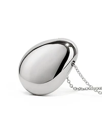 Pebble Silver Pendant Necklace