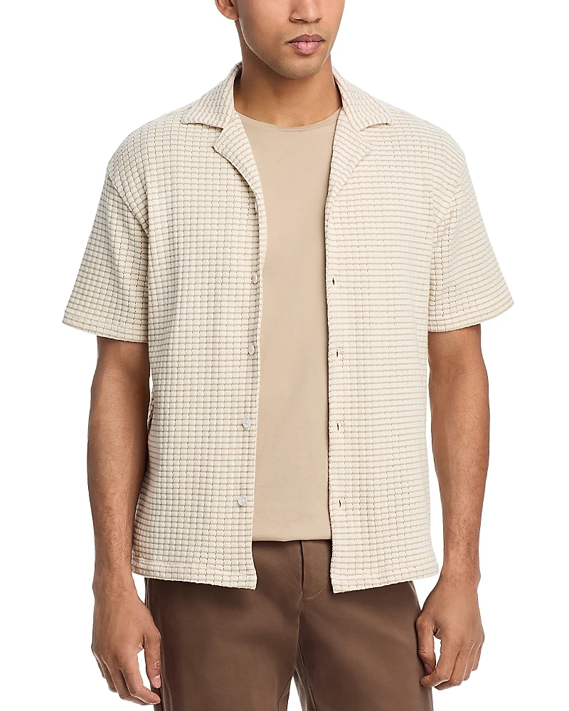 Krost Short Sleeve Button Front Camp Shirt