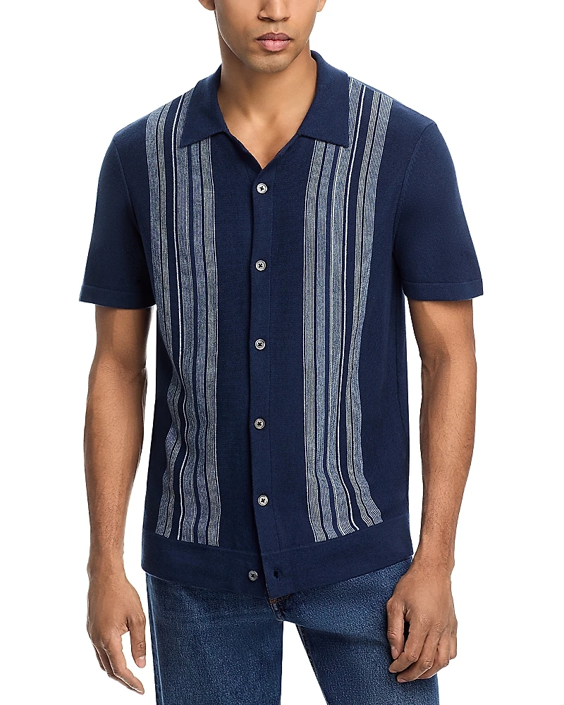 Rails Silas Relaxed Fit Short Sleeve Linen Camp Shirt