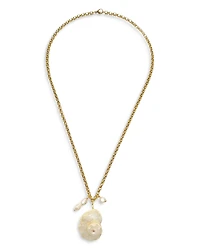 Aqua 8 Other Reasons Conch Pendant Necklace, 19-22 - Exclusive