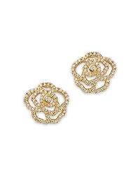 Bloomingdale's Fine Collection Diamond Flower Earrings
