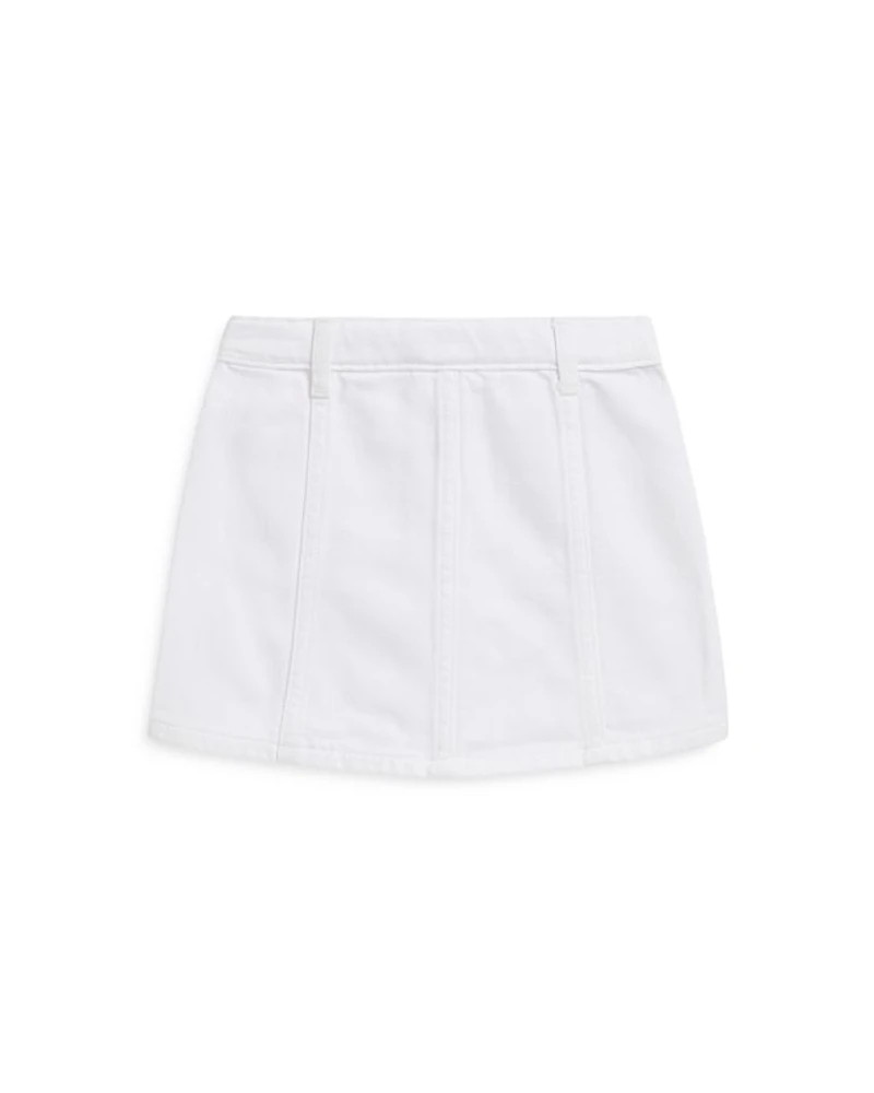 Girls' Cotton Denim Skirt - Little Kid