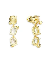Gema Multicolor Crystal Asymmetrical Drop Earrings