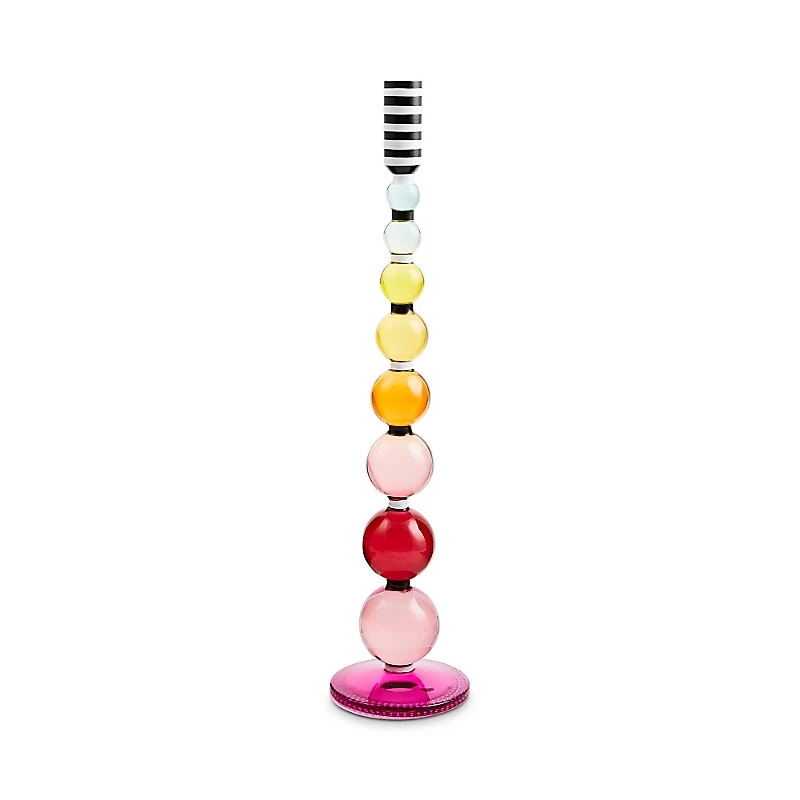 Mackenzie-Childs Fairy Tale Large Glass Candlestick