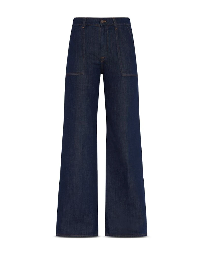 Lotta High Rise Jeans Blueberry