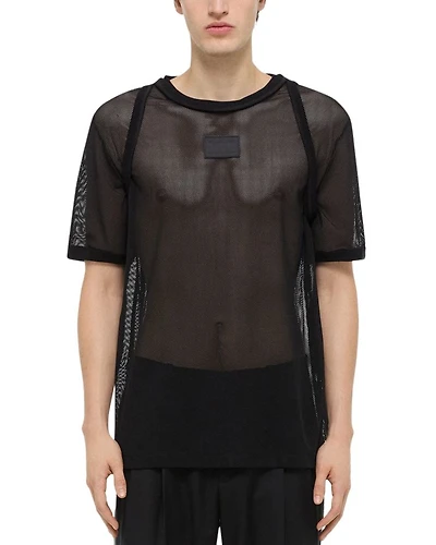Short Sleeve Logo Mesh Tee