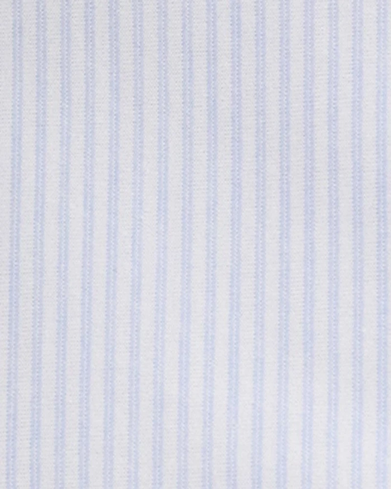 Sylvain Button Front Shirt Column Stripe