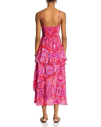 Paisley Scarf Maxi Dress