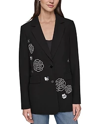 Rose Motif Blazer