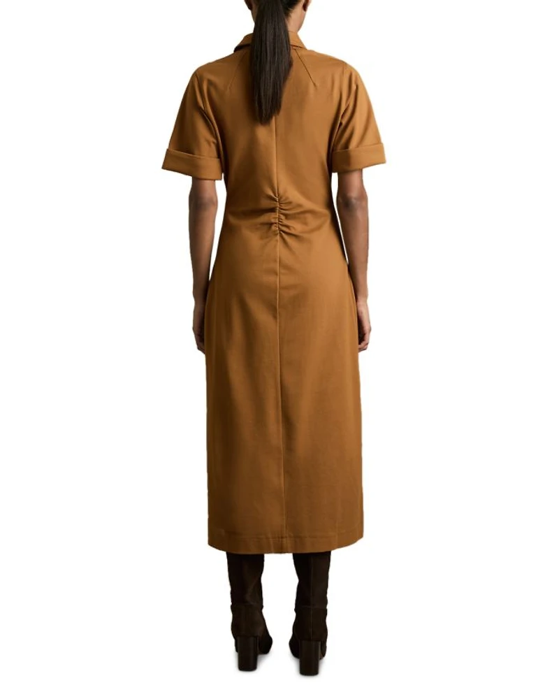 Astrid Collared Jersey Bodycon Dress