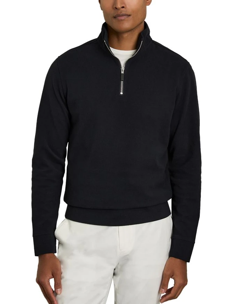 Creek Brushed Cord Half Zip Sweater